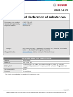 Prohibition and Declaration of Substances: Bosch-Norm N 2580-1