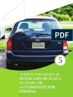 6 Paso A Paso para Obtener Duplicado de Placa o Chapa de Automoviles Por Perdida