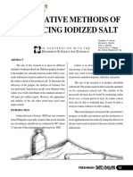 ALTERNATIVE METHODS FOR PRODUCING IODIZED SALT