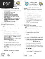 1st Summative Test (Stoichiometry)