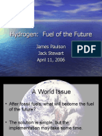 Hydrogen: Fuel of The Future