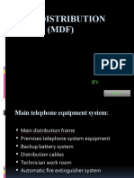 MDF MAIN DISTRIBUTION FRAME