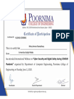 Certificate for Hilmy Ammar Ramadhany for %22Cyber Security and Digital ...%22