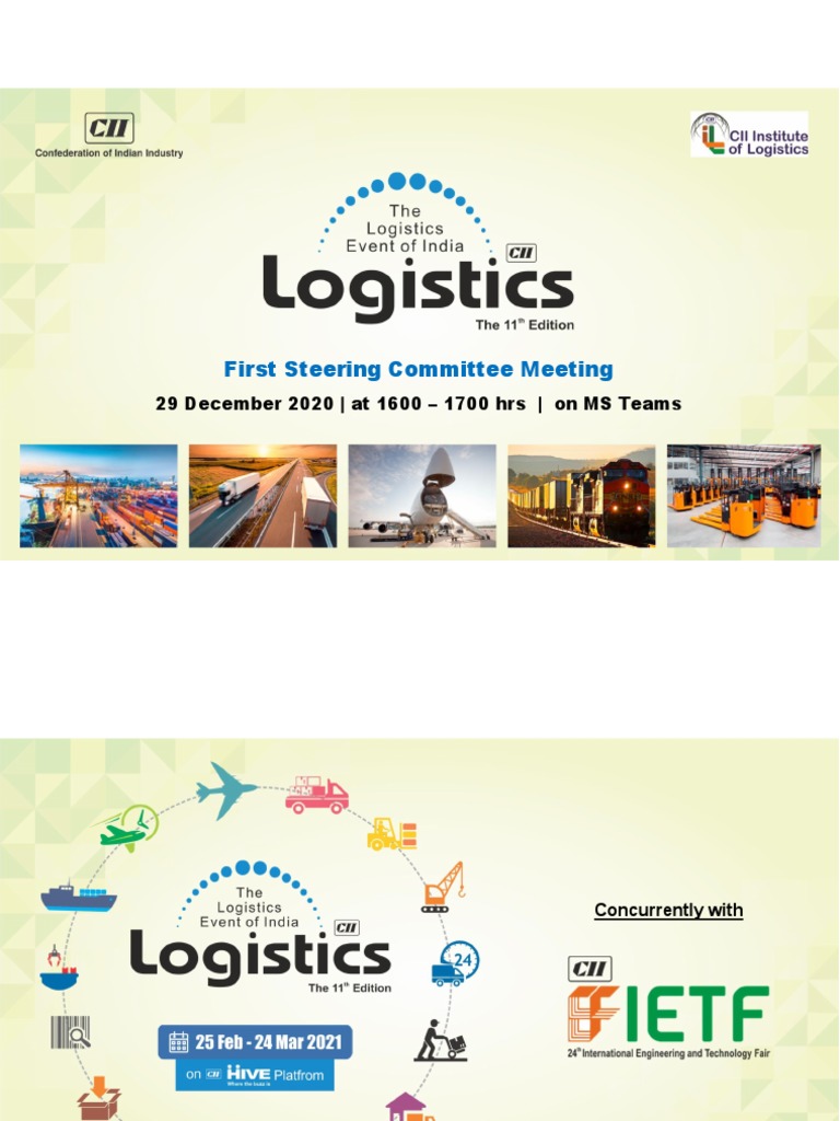 Logistics Summit 2021 Planning Meeting | PDF | Warehouse | Cargo