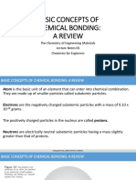 CHEM20024 Lecture Notes 01 (Review On Chem Bonding)