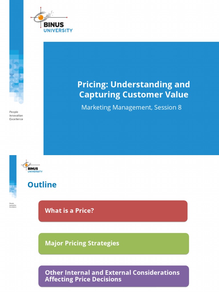 Pricing Strategies for Customer Value | PDF | Demand | Pricing