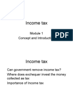 Income Tax: Concept and Introduction