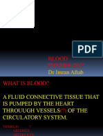 Blood Physiology: DR Imran Aftab