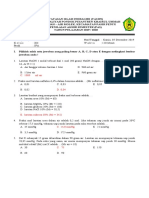 Soal Kimia XII Ganjil 1920