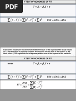 F Test of Goodness of Fit