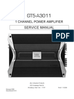 JBL Gt5-A3011 Car Power Amplifier SM