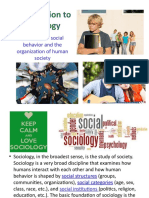 Introduction To Sociology: The Study of Social Behavior and The Organization of Human Society