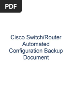 Switch-Router-Backup