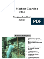 General Machine Guarding #204: Workshop/Lab/Field Activity