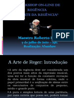 A ARTE DA REGÊNCIA R. Farias I Workshop de Regência Abanfare 2020