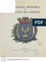 Monografia Histórica Do Município de Campinas
