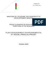 PEES Projet d Urgence de Developpement Territorial Et de Resilience