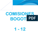 4. Comisiones Bogotá 1 a 12