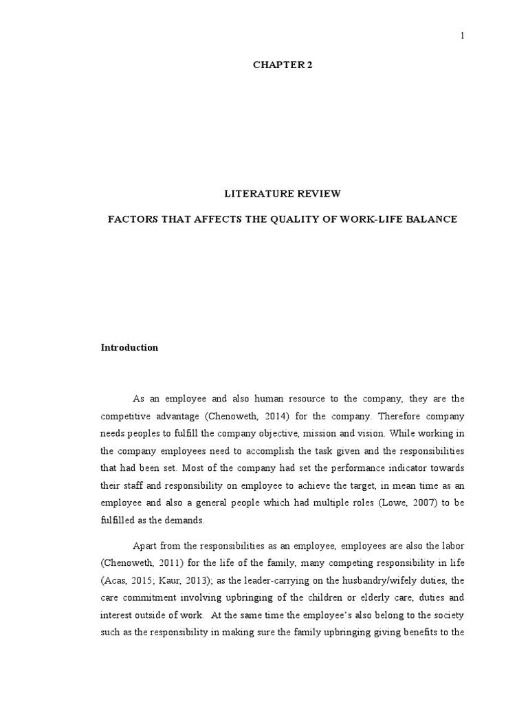 Factors That Affects The Quality of Work | PDF | Employment | Emotional ...