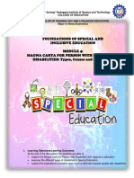 MODULE 4 Foundation of SPED and INCLUSIVE ED