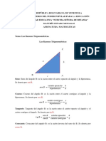 Guía de Matemática Trigonometria