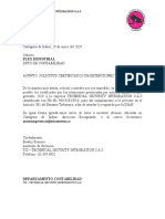 Carta Solicitud Retenciones 2020 Flex Industrial