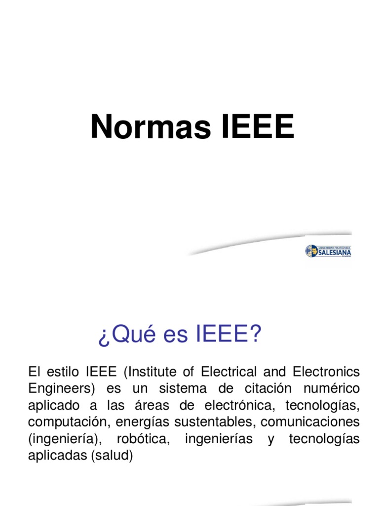 Normas de Citación IEEE | PDF | Arte | Informática