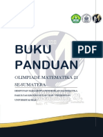 Buku Panduan Olimpiade Matematika 21 Se-Sumatera