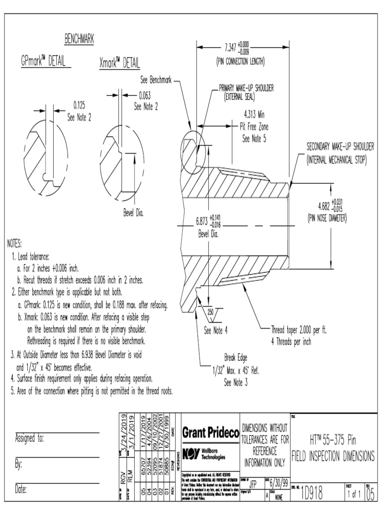Field Inspection HT™ 55-375 Pin 1D918 | PDF