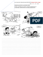 Atividade Diagnóstica de Português.: Qualquer Dúvida É Só Ligar!