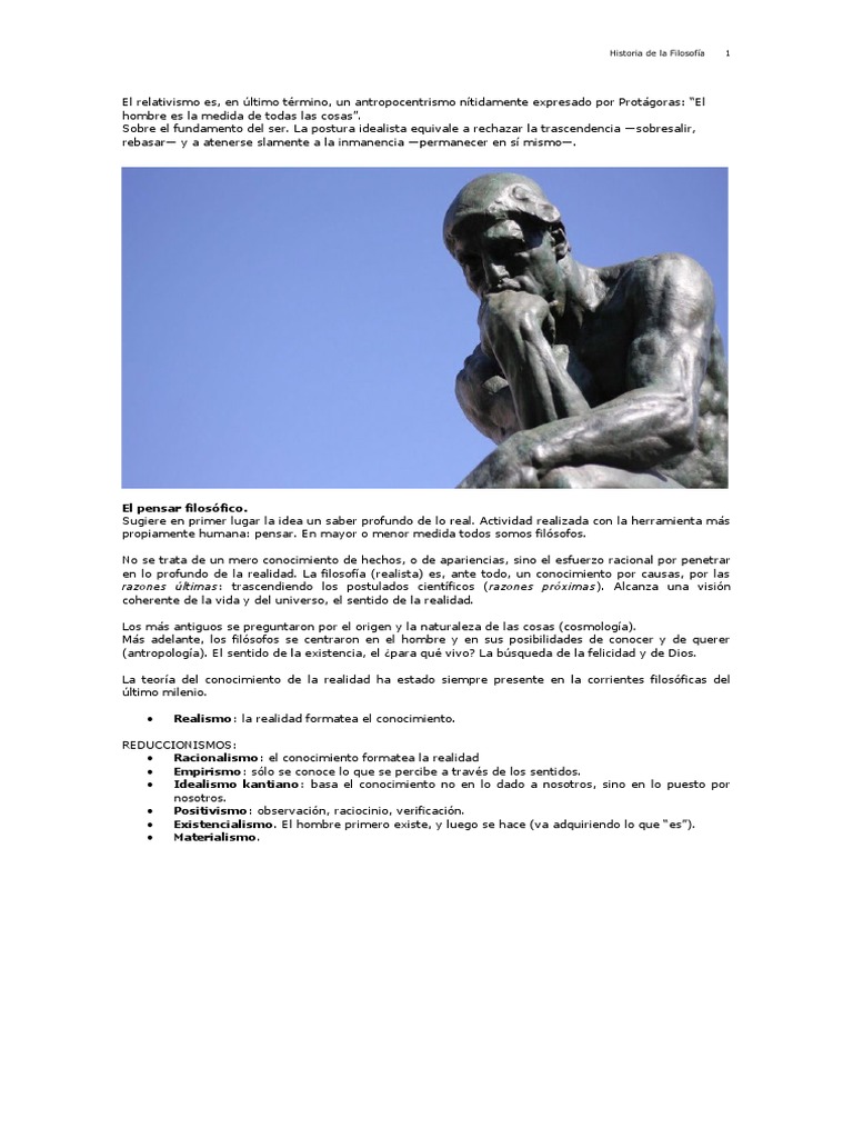 Historia y Fundamentos de la Filosofía | PDF | Platón | Estoicismo