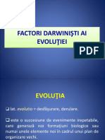 Factorii Darwinisti Ai Evolutiei (1)