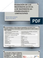 Integración de Las Etnomatemáticas en El Aula de