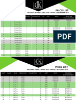 DKTulum-Price List