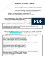 Malcolm X Speech Analysis