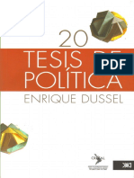 20 Tesis de Política-Enrique Dussel