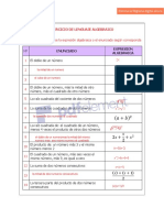 ACT. 25. Ejercicio de Lenguaje Algebraico-Copiar