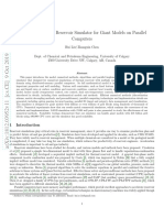 A Scalable Thermal Reservoir Simulator For Giant Models On Parallel Computers