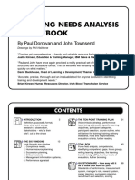 THE Learning Needs Analysis Pocketbook: by Paul Donovan and John Townsend