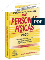 Aplicación Práctica Del Isr Personas Fisicas 2020