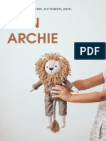 Lion Archie: Crochet Pattern. October, 2019