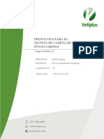 VP-05-PC-15 Protocolo para El Manejo de Cadena de Frio (Proceso Logistico)