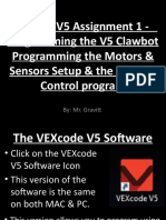 1 Vexcode v5 Clawbot Setup Remote Control