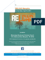 Reload Save the Date April 9 , 2011