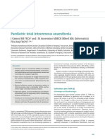 Paediatric Total Intravenous Anaesthesia