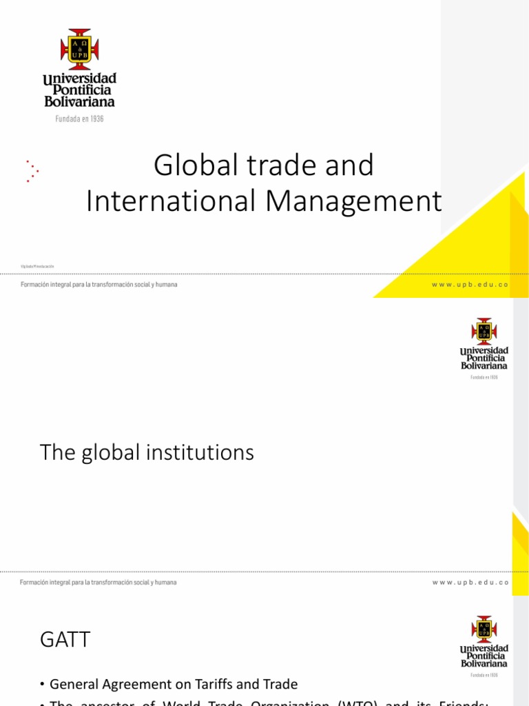 Global Trade and International Management Insights | PDF | World Trade ...