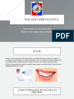 Odontología Preventiva: Cristian Jazael Luna Rivera 2016-0929 Milarkis Yissell Lantigua Reyes 2018-0960