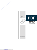 AB-330M AB-320M: Mobile Printer User'S Manual