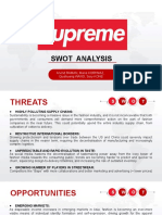 Supreme SWOT Analysis Team9