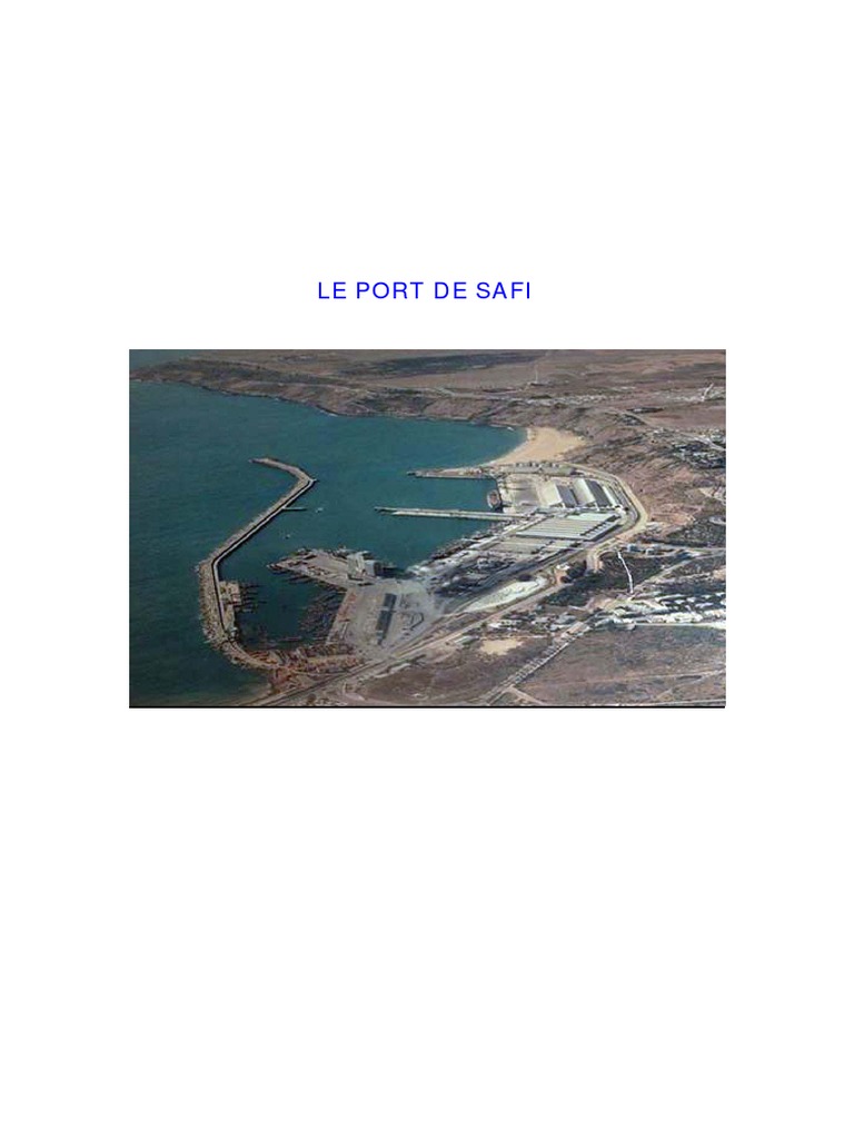 Histoire et infrastructures du port de Safi | PDF | Port | Géographie ...